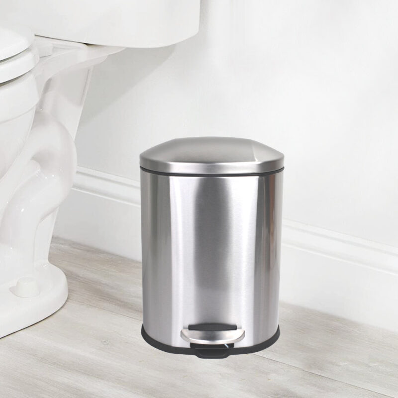 5L 30L Stainless Steel Dust Bin with Soft Close Lid WBO008 - Image 8