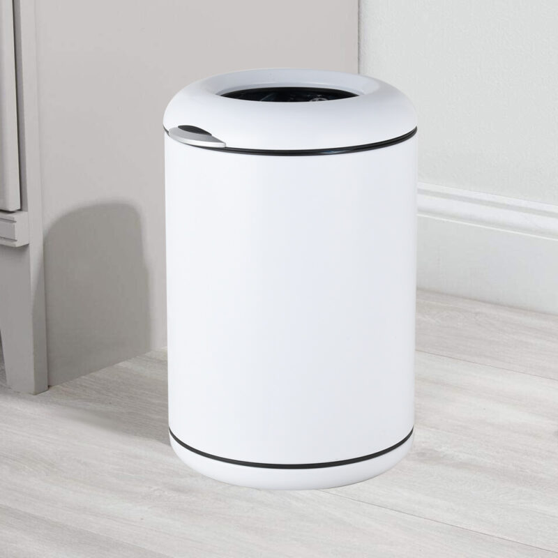 5 liter round stainless steel trash can with soft close function-WBO020 - Image 4