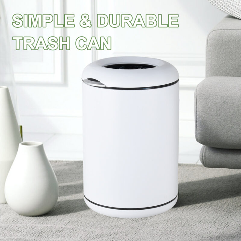 5 liter round stainless steel trash can with soft close function-WBO020 - Image 10