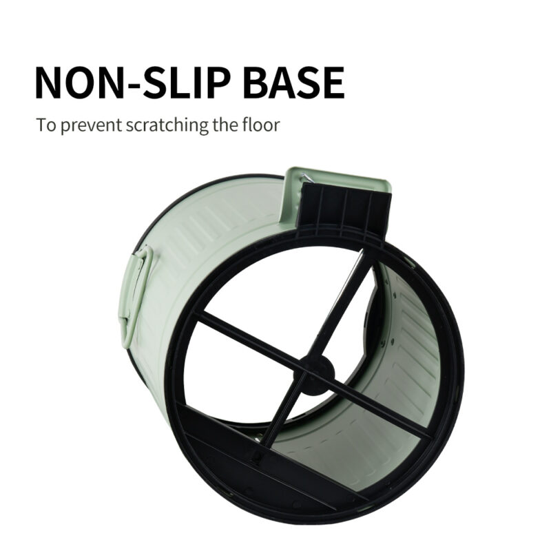 Round Vintage Garbage Bin Trash Can WBR004 - Image 5