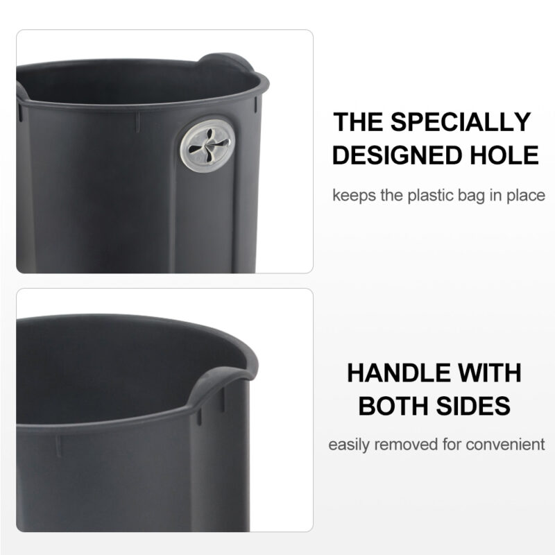 2.1 Gallon Small Trash Can with Lid WBR065 - Image 6