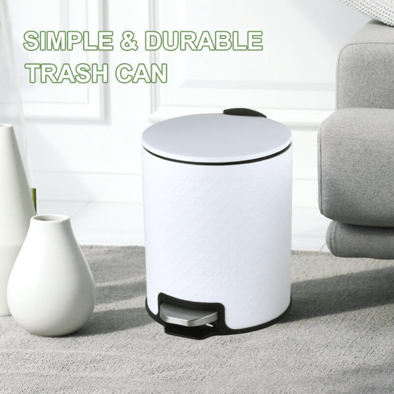 3/5/30 Liter Step Open Garbage Trash Can WBR073 - Image 6