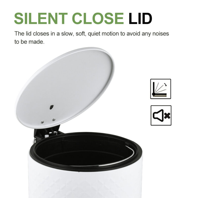 3/5/30 Liter Step Open Garbage Trash Can WBR073 - Image 9