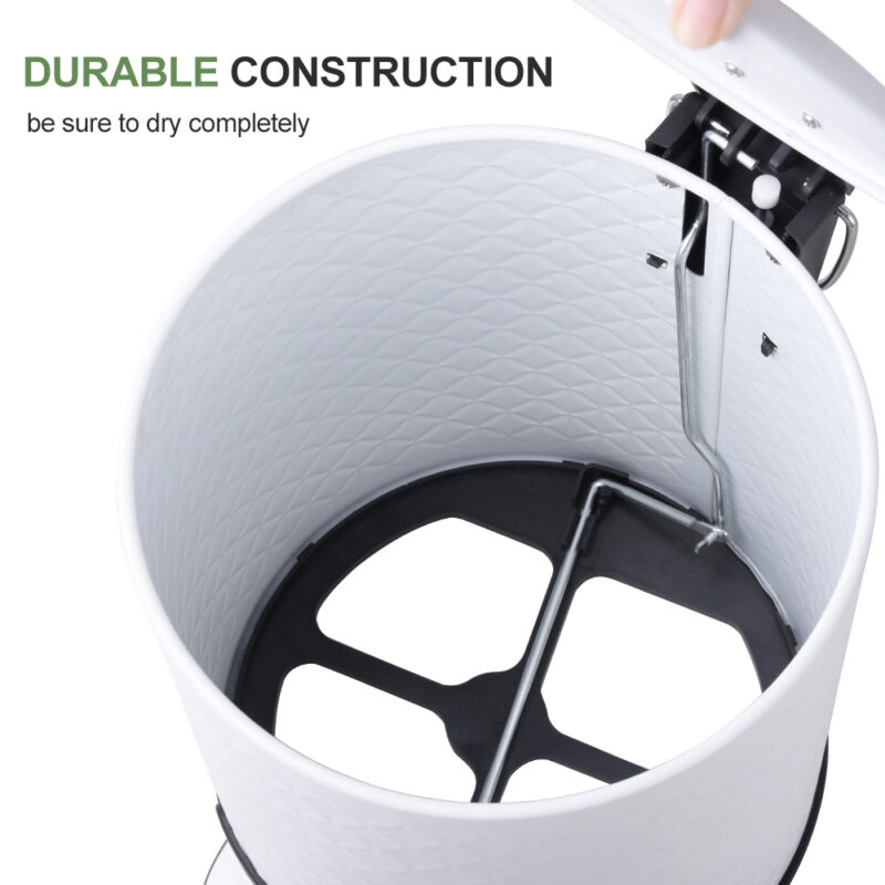 3/5/30 Liter Step Open Garbage Trash Can WBR073 - Image 3