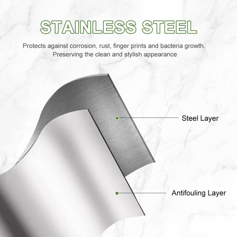 Trash Can & Recycle Stainless Steel Lid WBS012 - Image 4