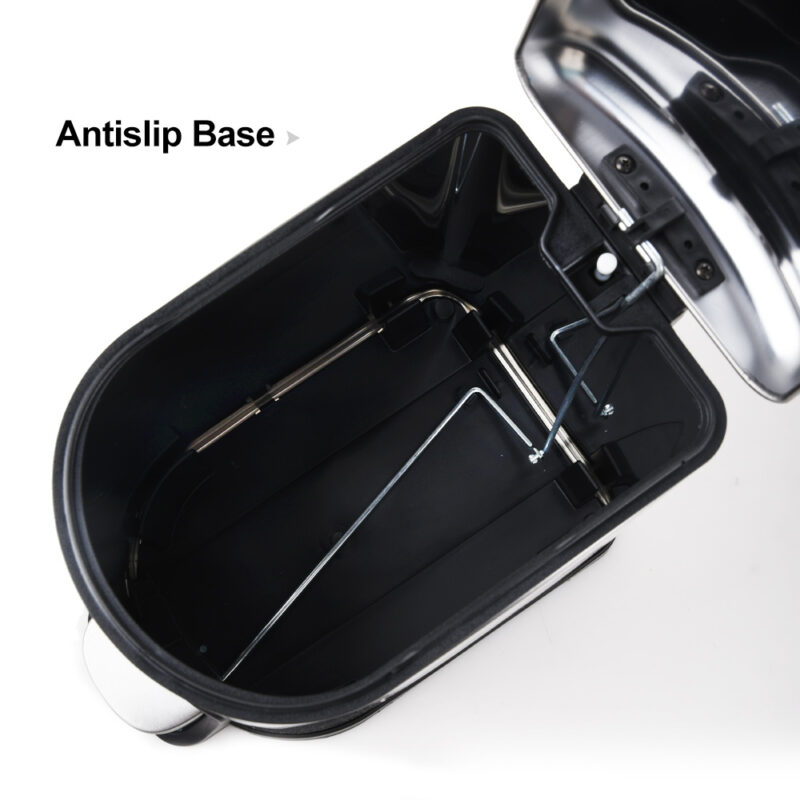 Smudge Resistant Trash Can with Foot Pedal WBS013 - Image 2