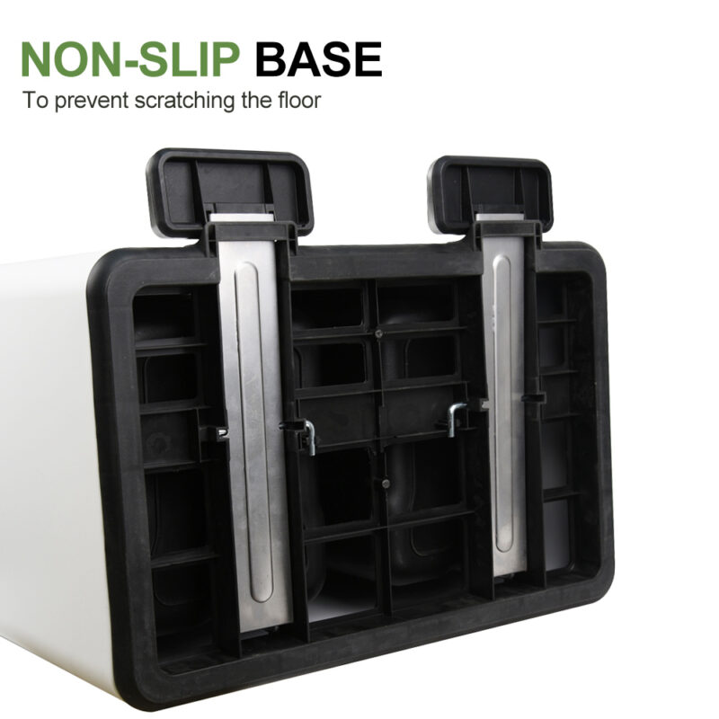 2x30L Dual Step Trash Can Steel Pedal Recycle Bin with Lid Wbs033 - Image 5