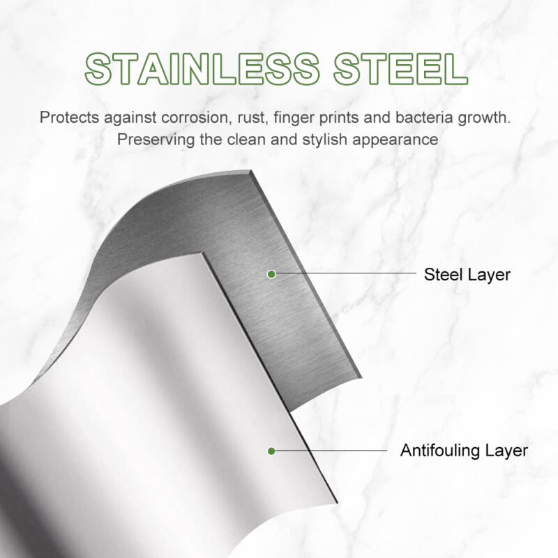 20L+20L Dual Compartment Kitchen Recycle Trash Can - Image 5