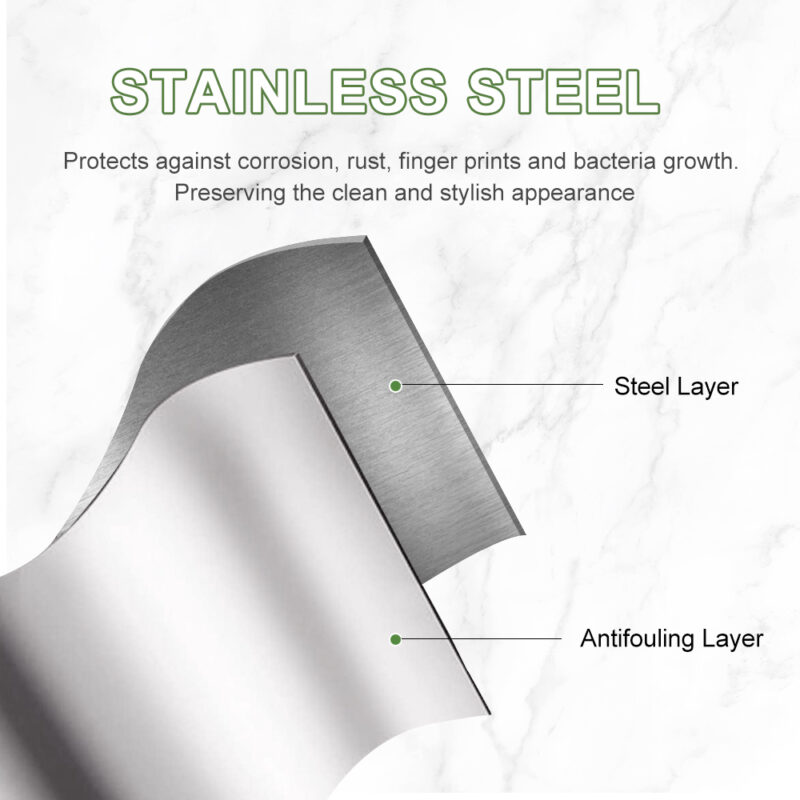 Dual Compartment Recycling Kitchen Step Trash Can with Soft-Close Lid - Image 4