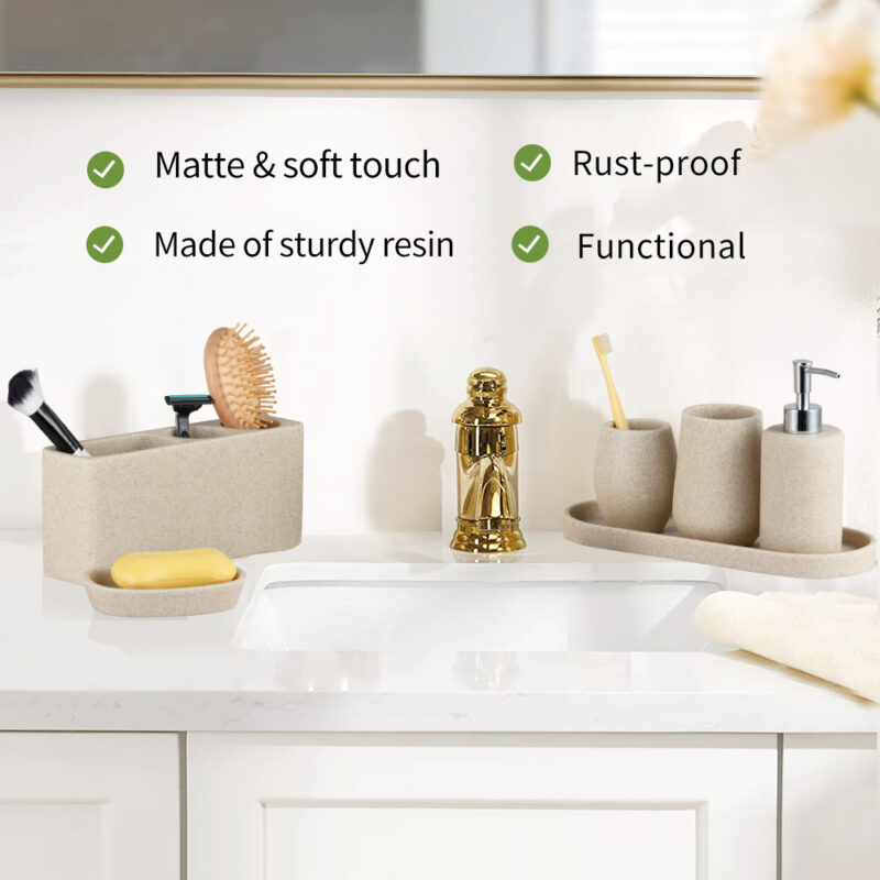 Bathroom 6 piece bathroom set  BA17S06 - Image 2