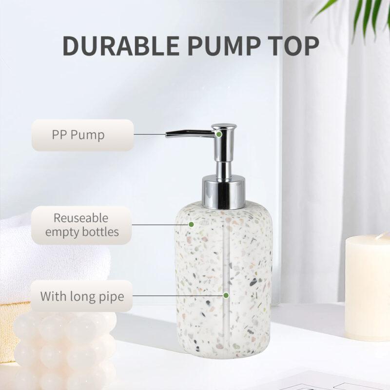 Bathroom Accessories 4 PCS Set Resin BA018S04 - Image 4