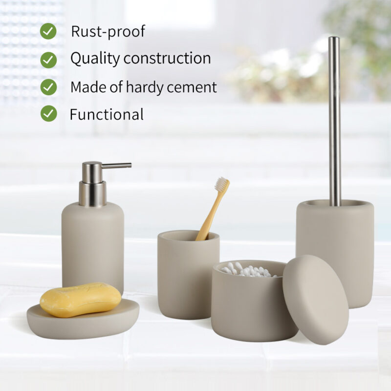 Bathroom Accessories 5PCS BA019S05 - Image 2