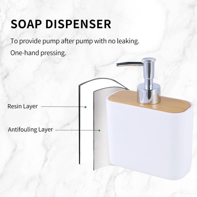 Bathroom Accessories Plastic 3PCS BA054S05 - Image 6
