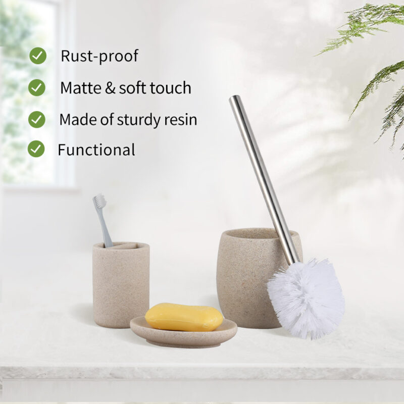 Bathroom Accessories Set 4 PCS set BA190S03 - Image 4