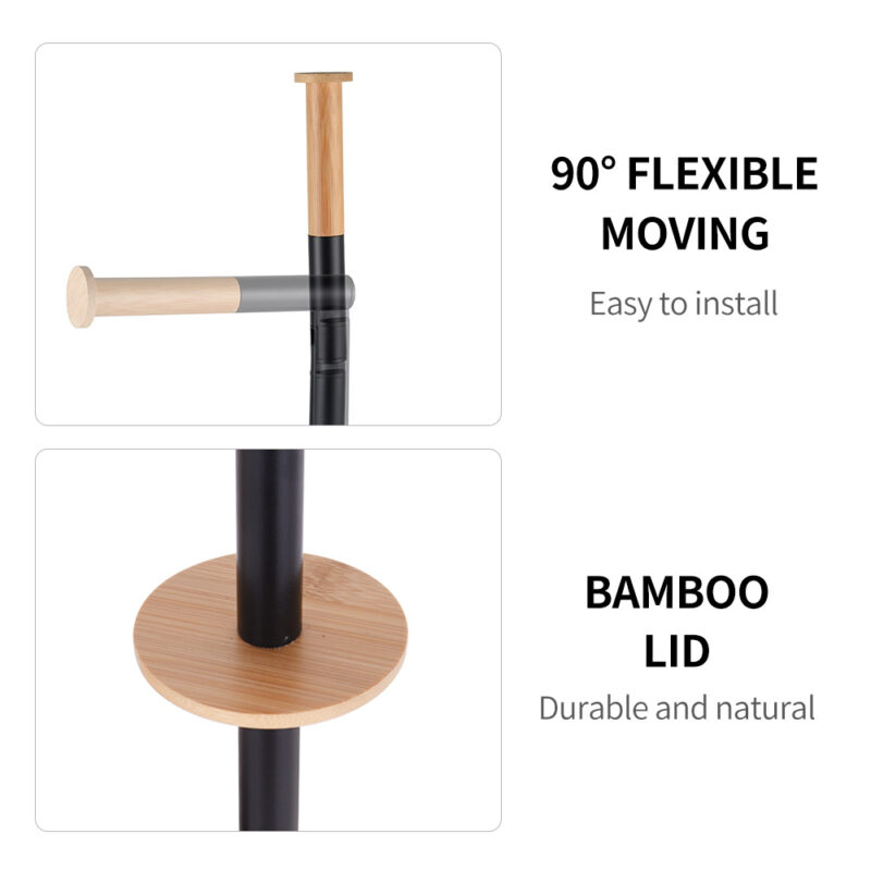 Toilet Paper Holder with Toilet Brush Holder BTH020 - Image 3