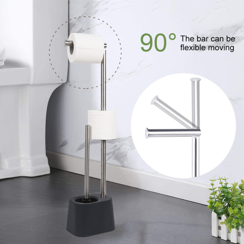 Paper Holder with Toilet Brush Holder BTH021 - Image 5