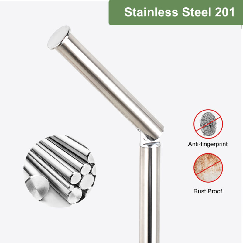 Toilet Paper Holder Stand with Storage Shelf BTH029 - Image 4