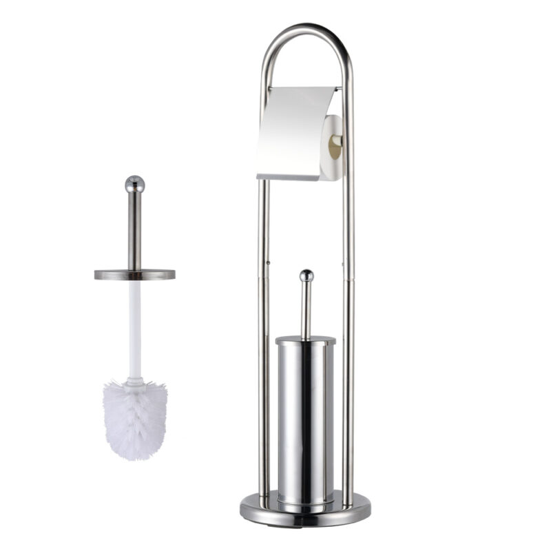 Toilet Paper Holder Stand with Holder Reserve Area BTH030