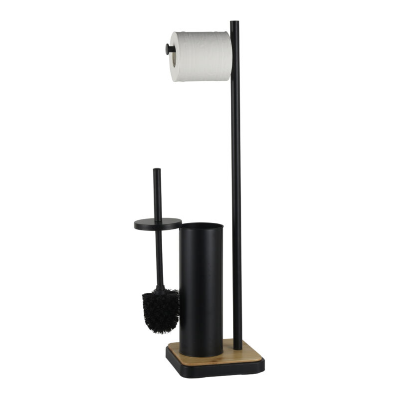 Toilet Roll Paper Holder with Toilet Brush BTH095 - Image 2