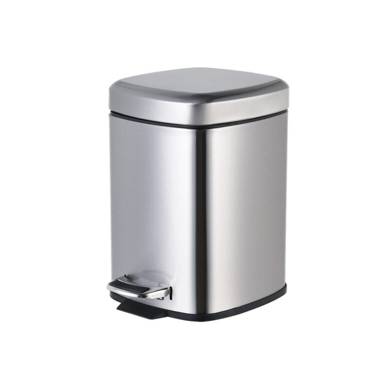 Square pedal trash bin  WBS014