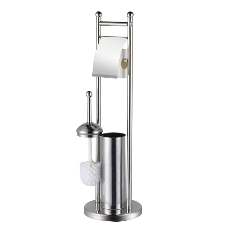 Toilet Roll Paper Holder with Toilet Brush BTH075 - Image 2