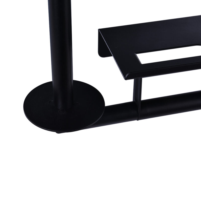 Toilet Paper Holder Wall Hanging with Phone Shelf 10.8*3.9*H10.6CM TH013B - Image 6