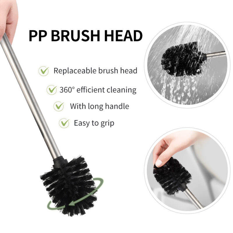 Toilet Bowl Cleaners Brush and Holder WBO002 - Image 5