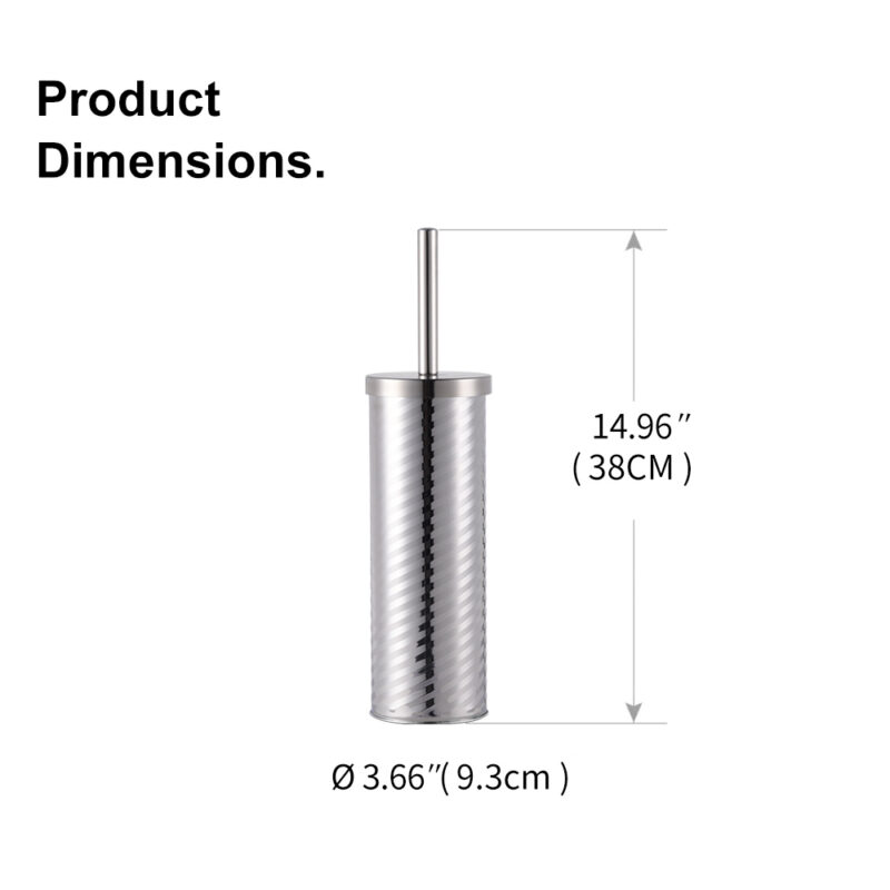 Toilet Brush Holder With Lid TBR015 - Image 3