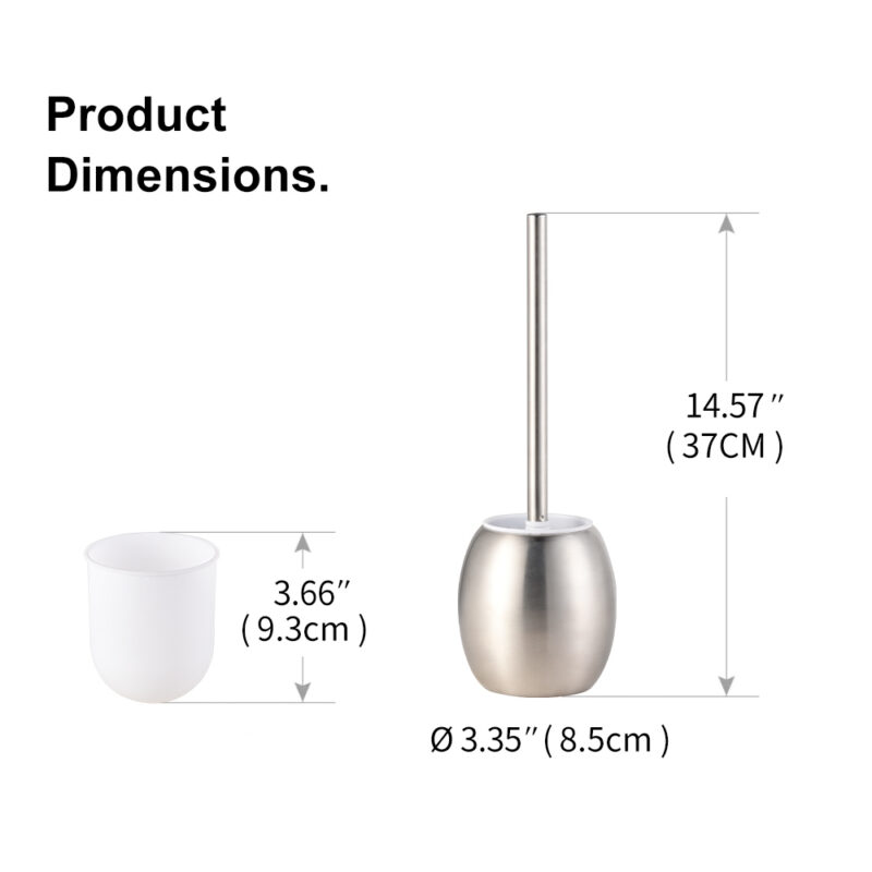 Bowl Shape Toilet Brush Holder TBR017 - Image 3
