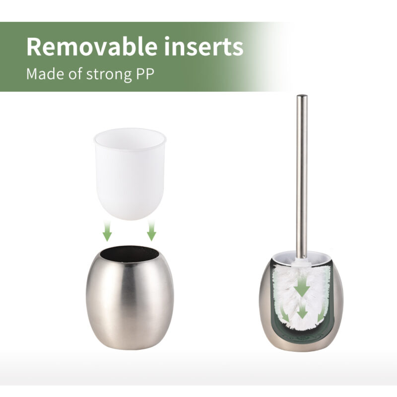 Bowl Shape Toilet Brush Holder TBR017 - Image 5