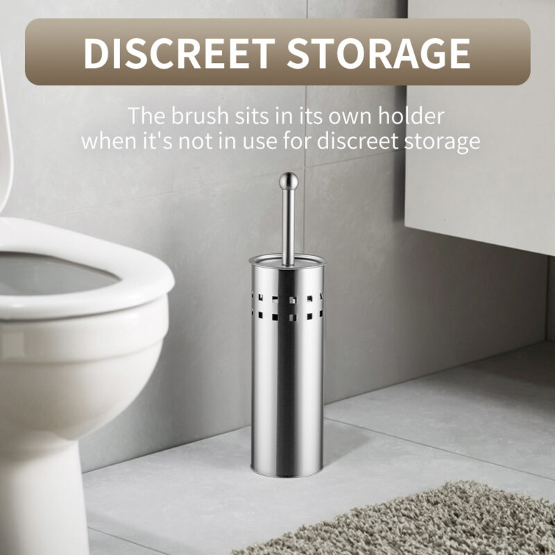 Round Toliet Bathroom Accessories Brush Holder TBR028 - Image 7