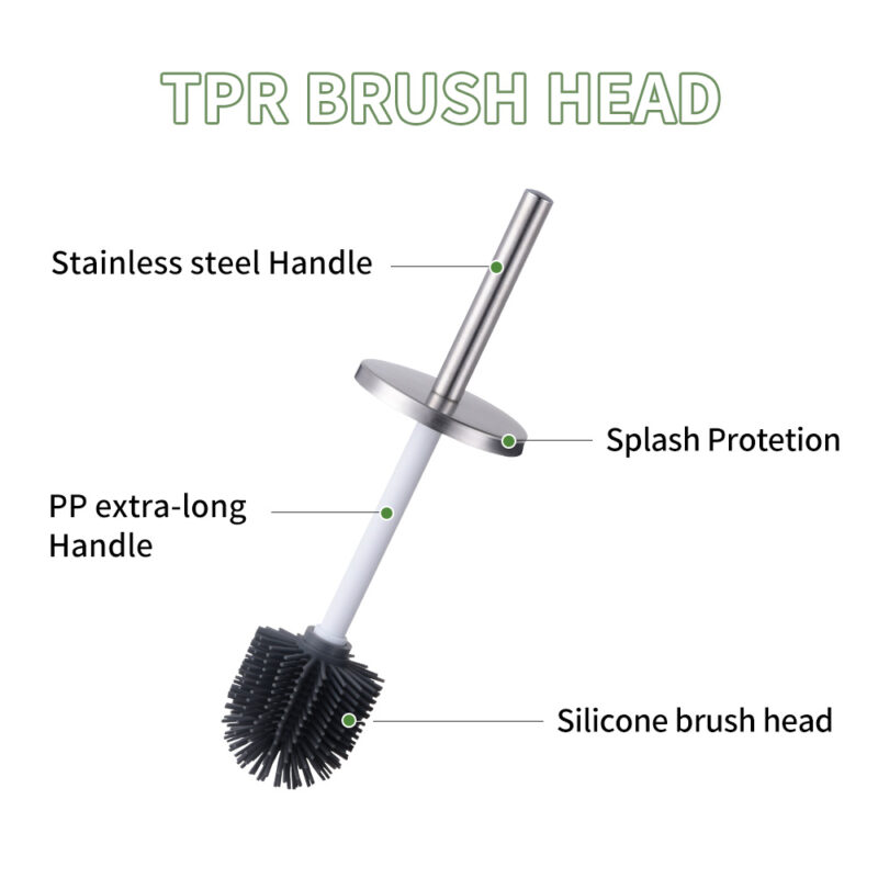 Stainless Steel Toilet Bowl Brush and Holder TBR02B - Image 6