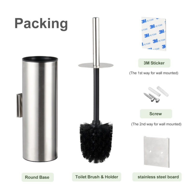 Wall Mount Toilet Brush Holder TBR038 - Image 6