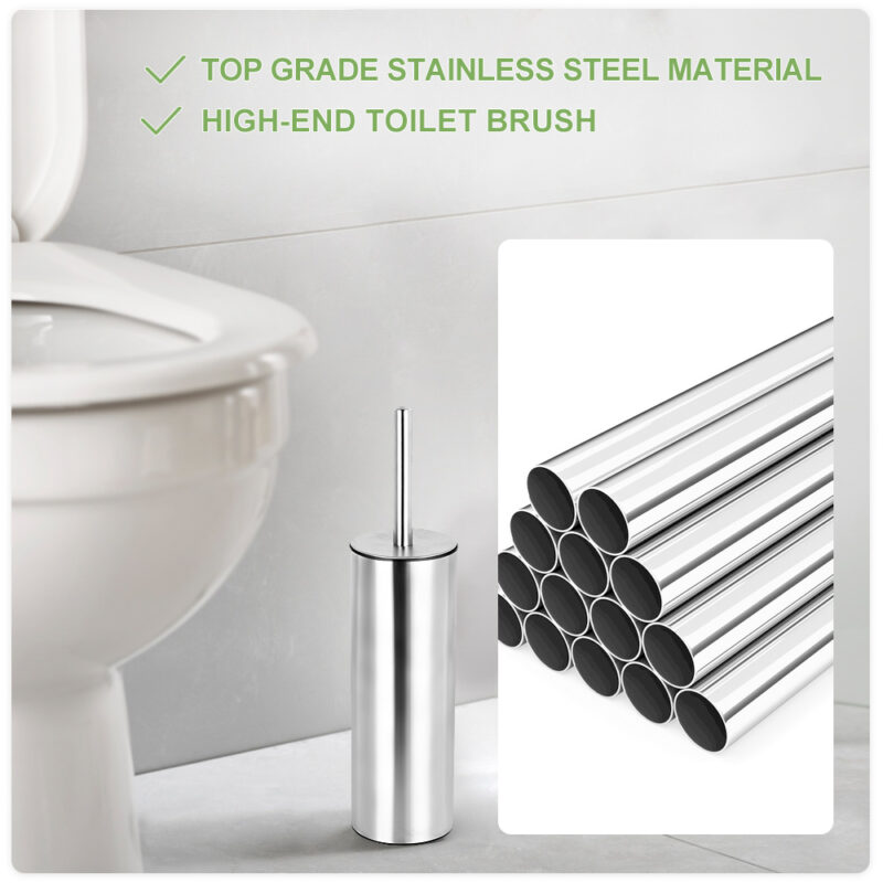 Toilet Brush Holder with Silicone Head TBR055 - Image 3