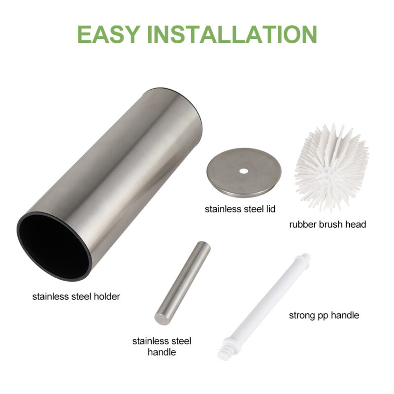 Toilet Brush Holder with Silicone Head TBR055 - Image 7