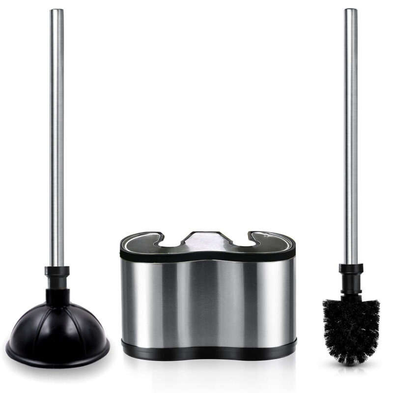 Toilet Brush Holder and Toilet Plunger TBR090B