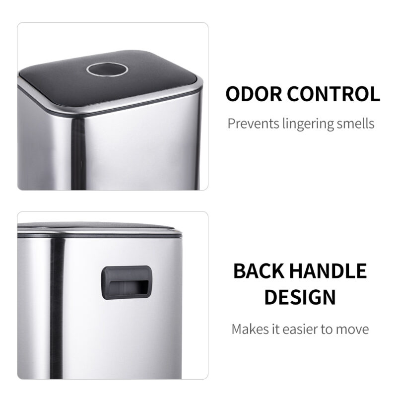 Garbage Bin Step Trash Can Pedal Bin WBS123 - Image 4