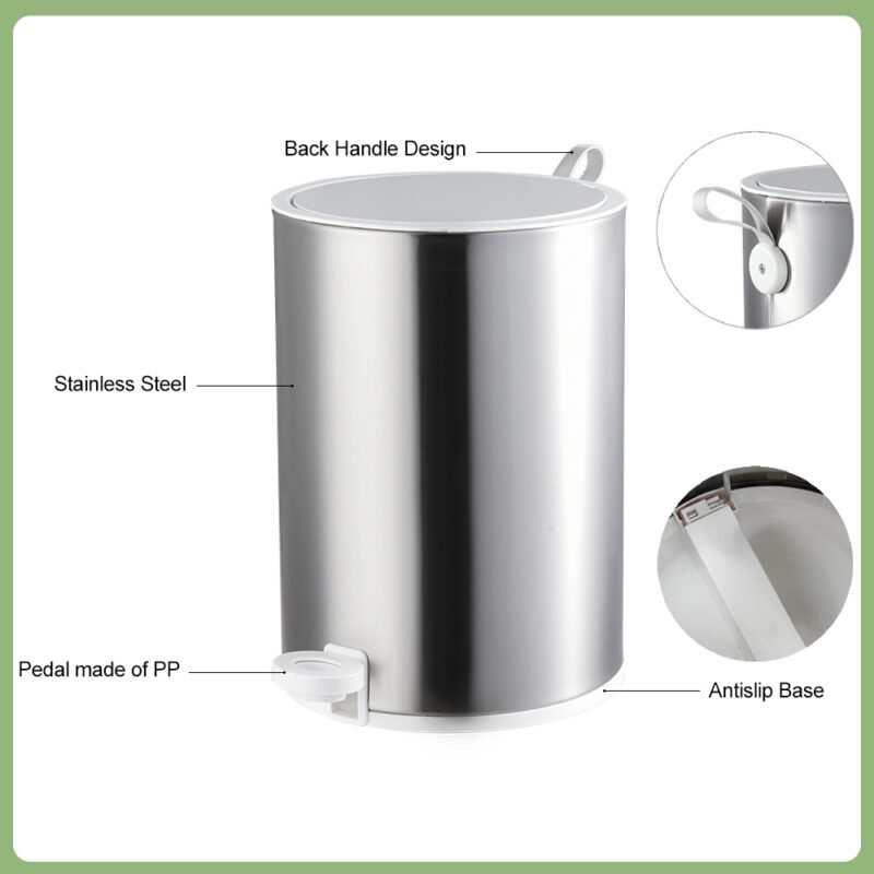 Step Pedal Garbage Trash Cans WBO021 - Image 4