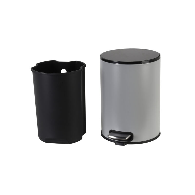 Trash Can with Plastic Inner Bucket WBR077L05 - Image 2