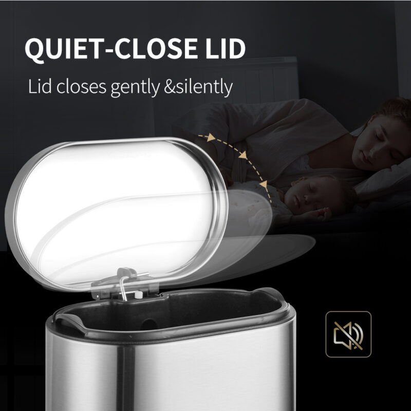 5L/30L Trash Can with Soft-Close WBO015 - Image 6