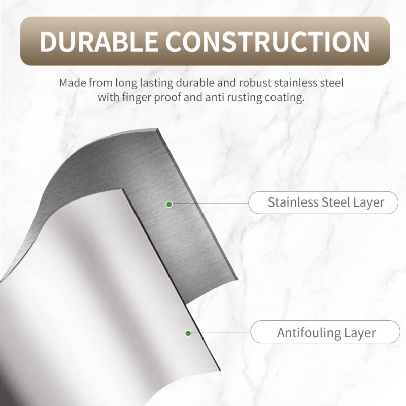 Square 5L Garbage Bin with Soft Close WBO079 - Image 4