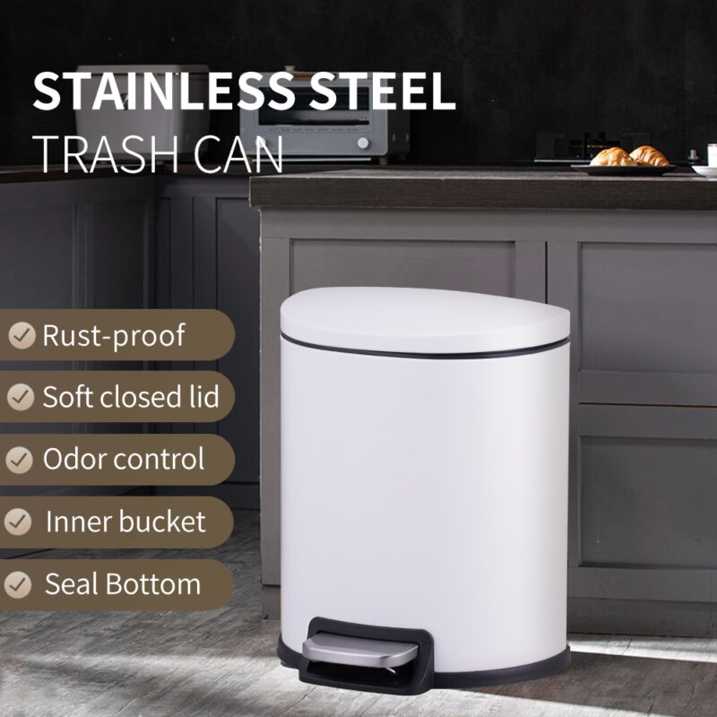 6L/50L Rectangle Trash Can WBO087 - Image 2