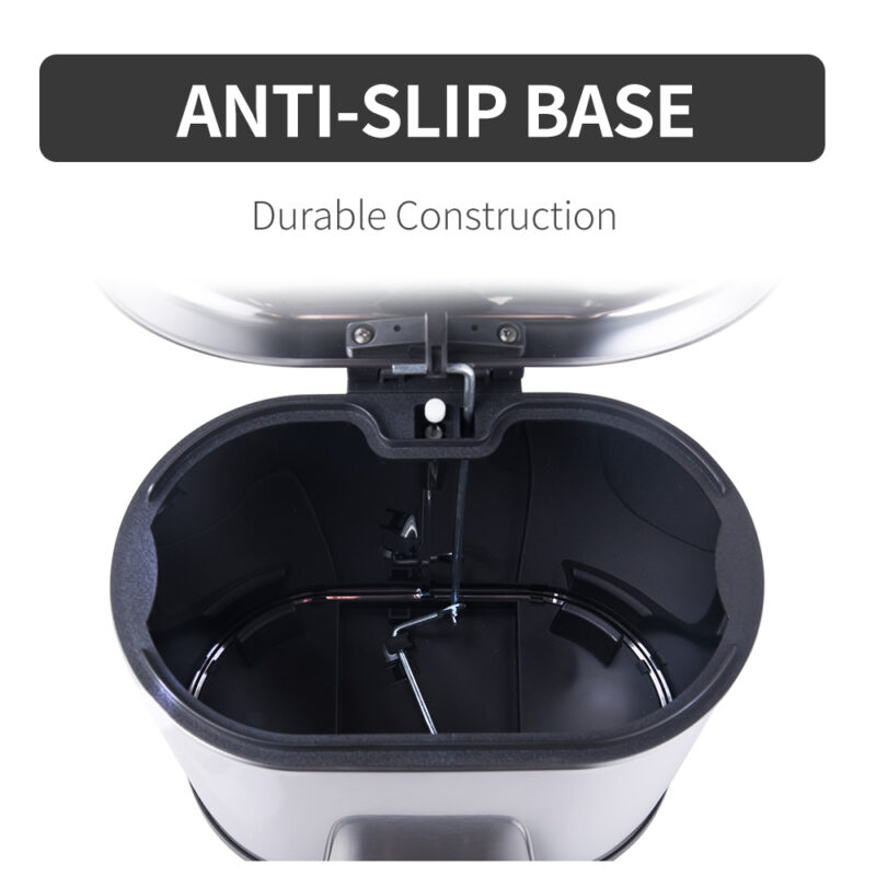 Trash Can with Inner Bucket Step-On  WBS142 - Image 8