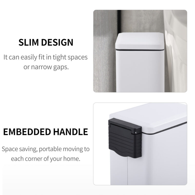 5L/9L Rectangle Trash Can WBS151 - Image 7