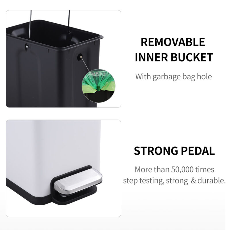 5L/9L Rectangle Trash Can WBS151 - Image 8