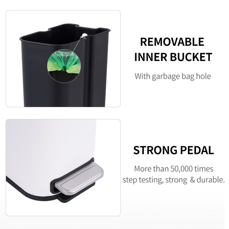 Rectangle Waste Basket WBS153 - Image 8