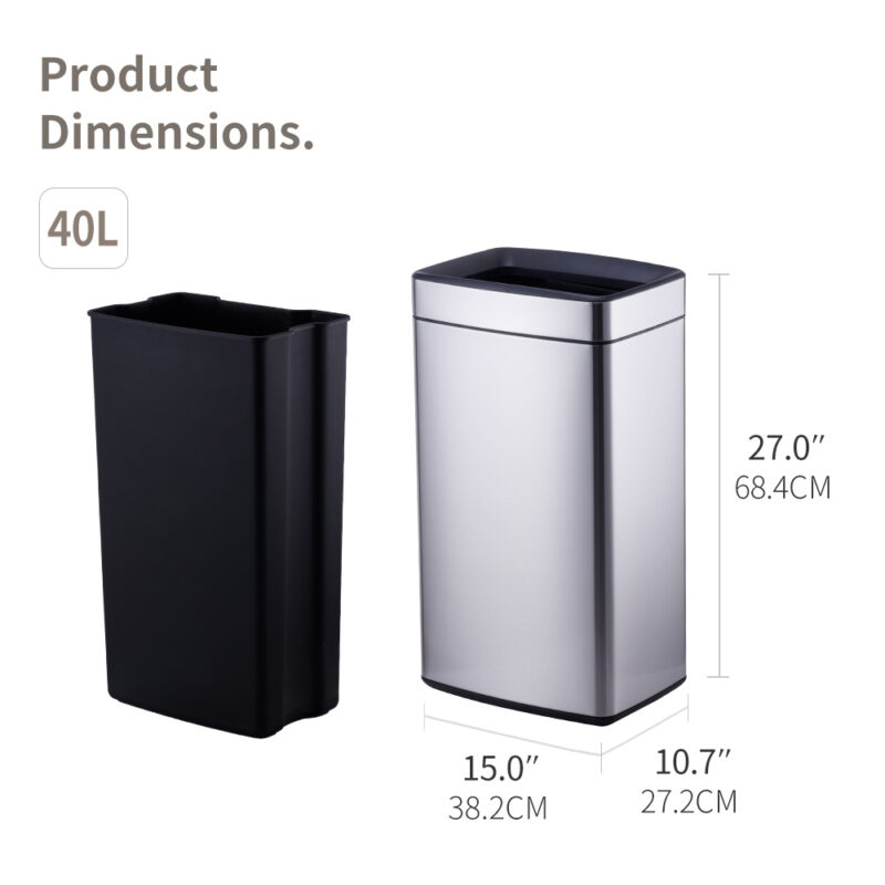 40L Open mouth collection bin WBS159 - Image 3