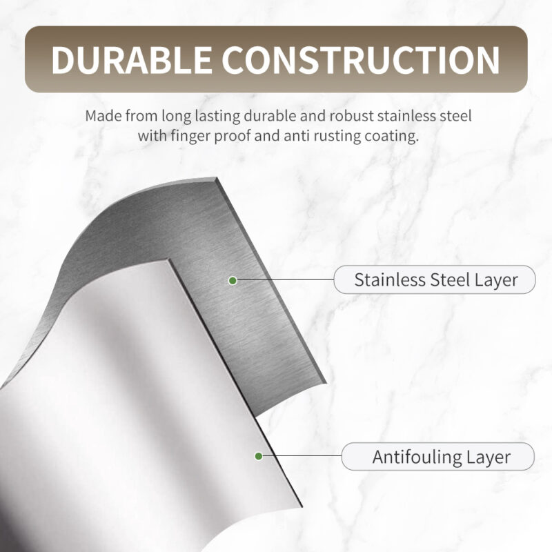 Full Sizes Stainless Steel Trash Can WBS160 - Image 4