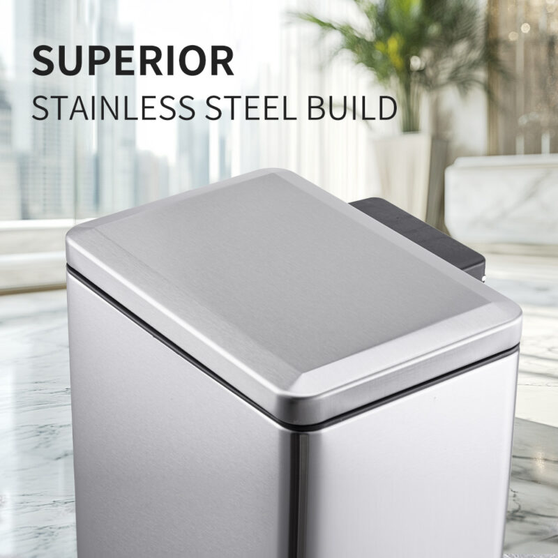 Full Sizes Stainless Steel Trash Can WBS160 - Image 5
