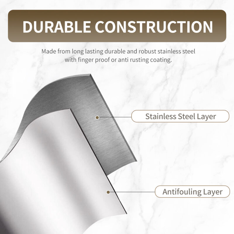 Matt Stainless Steel With Inner Bucket WBS166 - Image 4